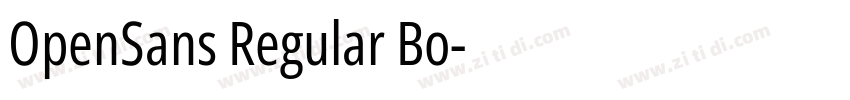 OpenSans Regular Bo字体转换 OpenSans Regular Bo字体转换